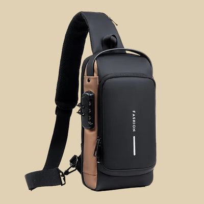 USB Charging Crossbody Shoulder Bag Multifunctional Anti-theft