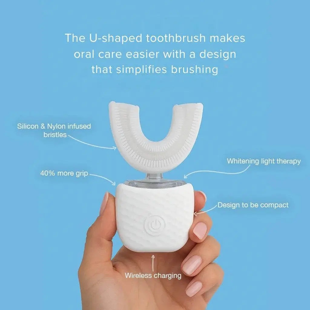 Smart Electric Toothbrush USB Rechargeable U-shaped Tooth